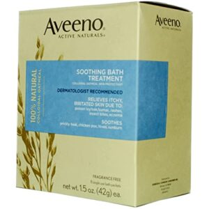 Aveeno Aveeno Active Naturals Soothing Bath Treatment Packets, 8 each (Pack of 3)