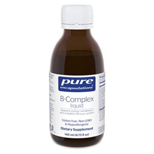 pure encapsulations b-complex liquid | b vitamins to support energy, nervous system, memory, cellular, and cardiovascular health* | 4.73 fl. oz.