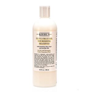 kiehl’s olive fruit oil nourishing shampoo – full size bottle 16.9oz (500ml)