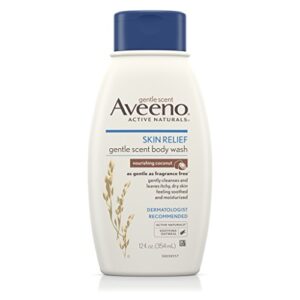 aveeno body wash skin relief nourishing coconut 12 fluid ounce (354ml) (2 pack)