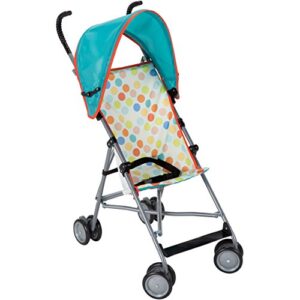 cosco umbrella stroller with canopy, dots