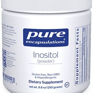 Pure Encapsulations Inositol (Powder) | Supplement to Support Energy, Nervous System, and Ovarian Function* | 8.8 Ounces