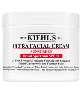 kiehl’s sunscreen ultra facial cream spf 30, 1.7 oz