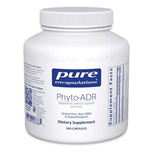 pure encapsulations phyto-adr | plant-based supplement to support adrenal function and help moderate occasional stress* | 180 capsules