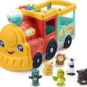 Fisher-Price Little People Toddler Learning Toy Big Abc Animal Train With Smart Stages & 6 Figures For Ages 1+ Years