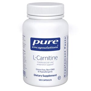 Pure Encapsulations L-Carnitine | Hypoallergenic Supplement for Cardiovascular and Endurance Support | 120 Capsules