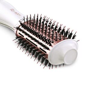 StyleCraft Lil' Hot Body Ionic 2-in-1 Blowout Oval Hot Air Brush Hair Dryer Volumizer