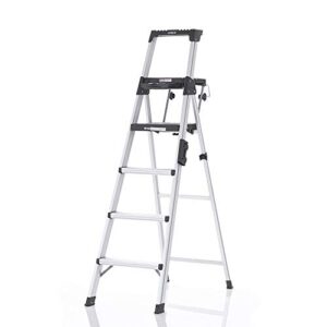 cosco 2061aablke signature series step ladder, 6ft, steel
