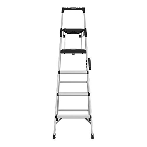 COSCO 2061AABLKE Signature Series Step Ladder, 6ft, Steel