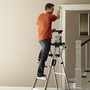 COSCO 2061AABLKE Signature Series Step Ladder, 6ft, Steel