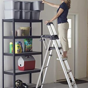 COSCO 2061AABLKE Signature Series Step Ladder, 6ft, Steel