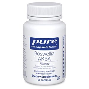 pure encapsulations boswellia akba | supplement to support joints, immune system, gastrointestinal tract, and cell health* | 60 capsules