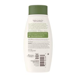 Aveeno Daily Moisturizing Body Wash for Dry Skin with Soothing Oat ; Rich Emollients, Creamy Shower Cleanser, Gentle, Soap-Free and Dye-Free, Light Fragrance, 18 fl. oz.