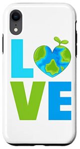 iphone xr environmental science gifts love world earth day case
