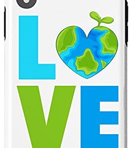 iPhone XR Environmental Science Gifts Love World Earth Day Case