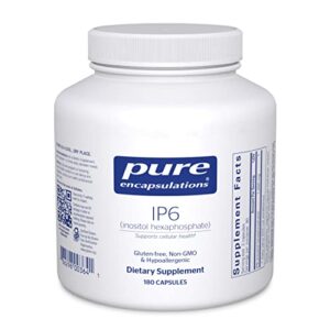 pure encapsulations ip6 (inositol hexaphosphate) | hypoallergenic antioxidant support for breast, colon and liver cell health | 180 capsules