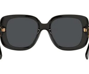 Versace Woman Sunglasses Black Frame, Dark Grey Lenses, 54MM