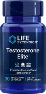 life extension testosterone elite – testosterone production support supplement for men – with luteolin, pomegranate and cacao seed extract – gluten-free, non-gmo, vegetarian – 30 capsules