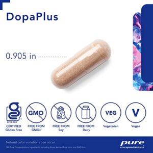 Pure Encapsulations DopaPlus | PureSYNAPSE Supplement to Support Dopamine Production, Daily Mental Function, and Sharpness* | 180 Capsules