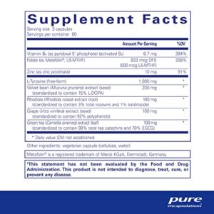 Pure Encapsulations DopaPlus | PureSYNAPSE Supplement to Support Dopamine Production, Daily Mental Function, and Sharpness* | 180 Capsules