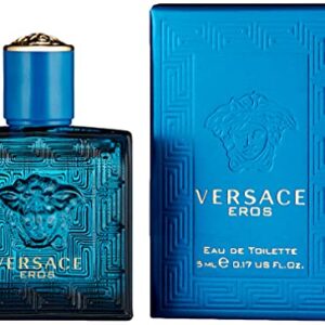 Versace Eros by versace 0.17 oz (5 ml) EDT Splash Men Mini NEW IN BOX