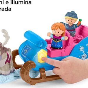 Disney Frozen Kristoff's Sleigh by Little People, Figure and Vehicle Set [Amazon Exclusive]