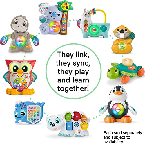 Fisher-Price Linkimals Learning Toy Counting & Colors Peacock with Interactive Lights & Music for Baby & Toddlers Ages 9+ Months