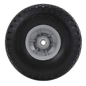 COSCO 10-Inch Flat-Free Replacement Wheel for Hand Trucks, 2-pack