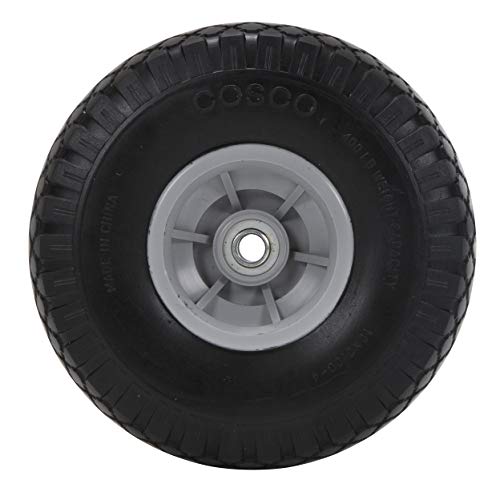 COSCO 10-Inch Flat-Free Replacement Wheel for Hand Trucks, 2-pack