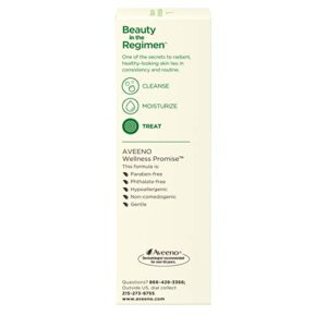 Aveeno Positively Radiant MaxGlow Hydrating Face Serum + Primer with Moisture Rich Soy & Kiwi Complex, Hypoallergenic, Non-Comedogenic, Paraben- & Phthalate-Free, 1.5 fl. oz