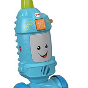 Fisher-Price Laugh & Learn Toddler Toy Light-Up Learning Vacuum Musical Push Along For Pretend Play Ages 1+ Years