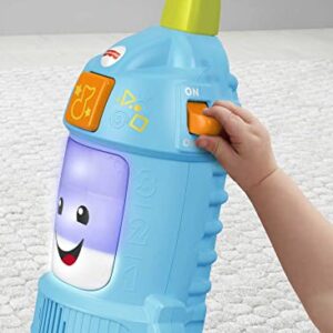 Fisher-Price Laugh & Learn Toddler Toy Light-Up Learning Vacuum Musical Push Along For Pretend Play Ages 1+ Years