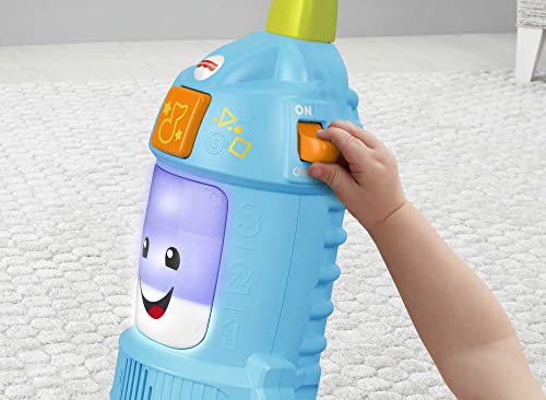 Fisher-Price Laugh & Learn Toddler Toy Light-Up Learning Vacuum Musical Push Along For Pretend Play Ages 1+ Years