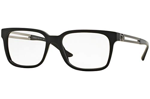 Versace VE 3218 5122_5 Matte Black Plastic Square Eyeglasses 53mm