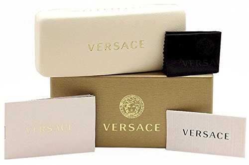 Versace VE 3218 5122_5 Matte Black Plastic Square Eyeglasses 53mm