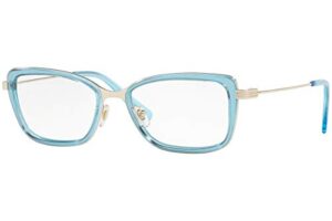 eyeglasses versace ve 1243 1403 pale gold/blue transp