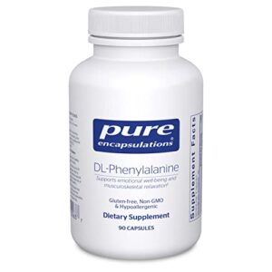pure encapsulations dl-phenylalanine | amino acid supplement for memory and focus, joints, muscles, and cognitive support* | 90 capsules