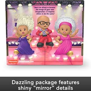 Little People Collector Rupaul Special Edition Figure Set In Display Gift Package for Adults & Fans, 3 Figurines