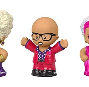 Little People Collector Rupaul Special Edition Figure Set In Display Gift Package for Adults & Fans, 3 Figurines