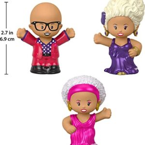 Little People Collector Rupaul Special Edition Figure Set In Display Gift Package for Adults & Fans, 3 Figurines