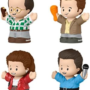 Little People Collector Seinfeld Tv Series Special Edition Set In Display Gift Box For Adults & Fans, 4 Figures