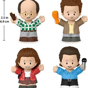 Little People Collector Seinfeld Tv Series Special Edition Set In Display Gift Box For Adults & Fans, 4 Figures