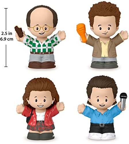 Little People Collector Seinfeld Tv Series Special Edition Set In Display Gift Box For Adults & Fans, 4 Figures