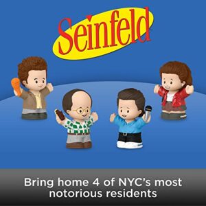 Little People Collector Seinfeld Tv Series Special Edition Set In Display Gift Box For Adults & Fans, 4 Figures