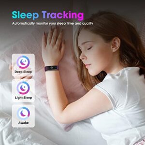 EURANS Kids Fitness Tracker for Boys Girls Teens, Daily Waterproof Activity Tracker with Heart Rate & Sleep Monitor, Alarm Clock, Calorie Counter, Step Counter