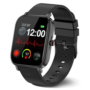 choiknbo smart watch, fitness tracker smartwatch for android/ios phones, 1.69″ full touch screen with heart rate sleep, step counter, ip68 waterproof smart watches for man/women