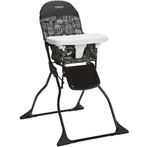 Cosco Simple Fold Full Size High Chair With Adjustable Tray, 28.5x23.5x38.7 Inch (Pack of 1)