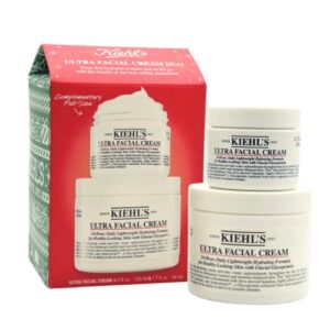kiehl’s ultra facial cream hydrating duo holiday gift set:: full size & travel size