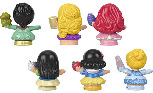 Disney Princess Toddler Toys Little People Gift Set With 6 Character Figures For Pretend Play Ages 18+ Months [Amazon Exclusive]