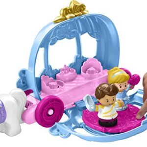 Disney Princess Toddler Toy Little People Cinderella’S Dancing Carriage Playset With Horse & Figures For Ages 18+ Months
